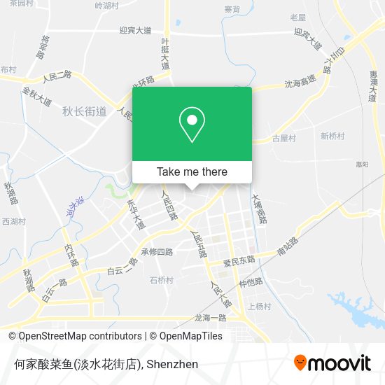 何家酸菜鱼(淡水花街店) map