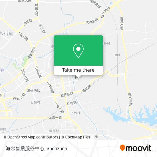 海尔售后服务中心 map