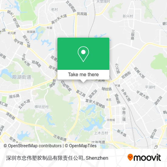 深圳市忠伟塑胶制品有限责任公司 map