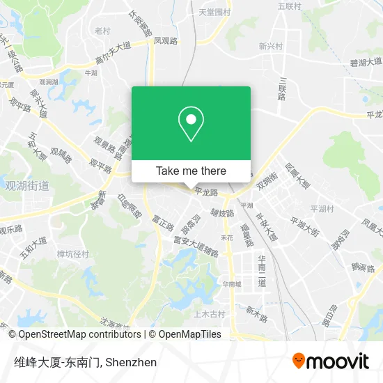 维峰大厦-东南门 map