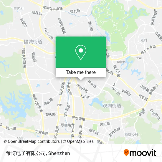 帝博电子有限公司 map