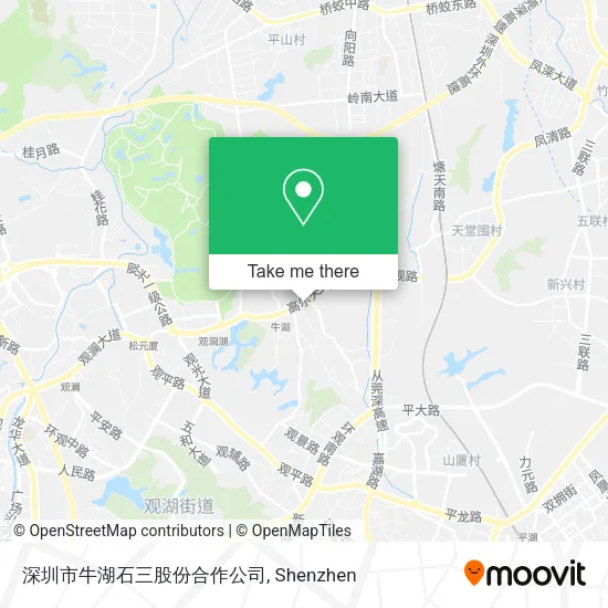 深圳市牛湖石三股份合作公司 map