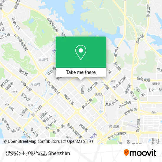 漂亮公主护肤造型 map