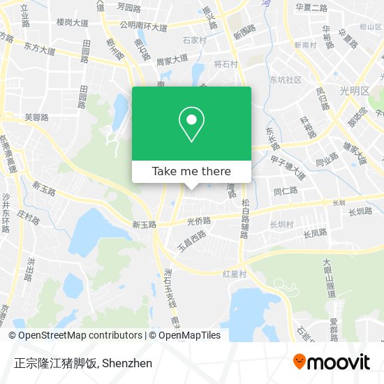 正宗隆江猪脚饭 map