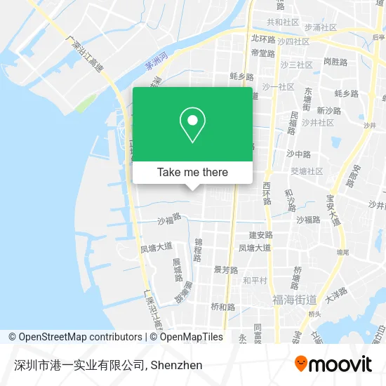 深圳市港一实业有限公司 map