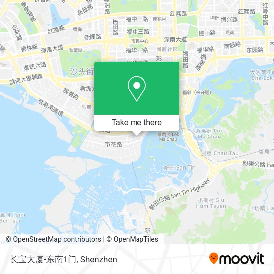 长宝大厦-东南1门 map