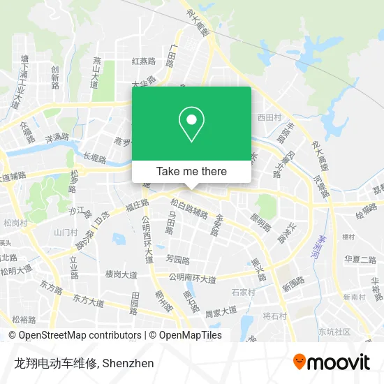 龙翔电动车维修 map