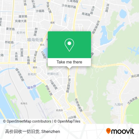 高价回收一切旧货 map