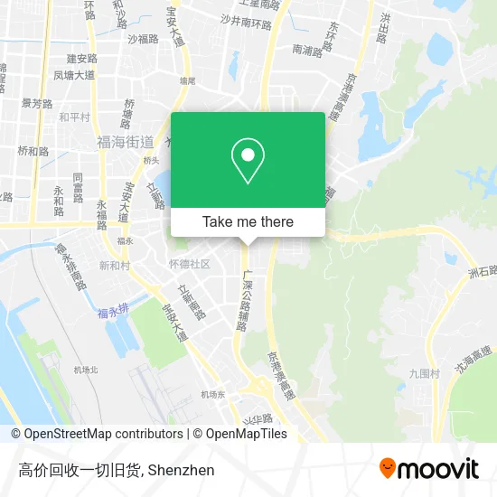 高价回收一切旧货 map