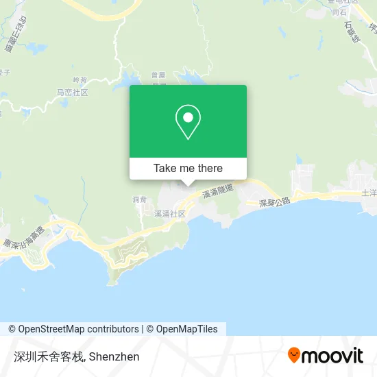 深圳禾舍客栈 map