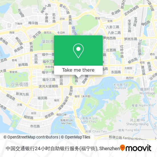 中国交通银行24小时自助银行服务(福宁街) map