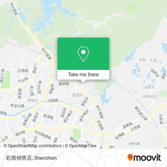 彩票销售店 map
