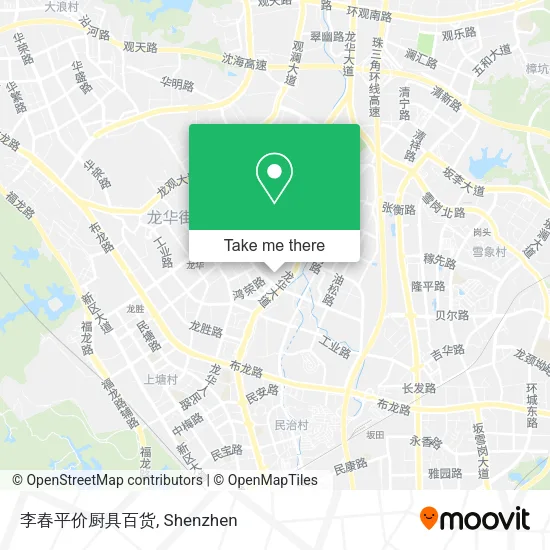 李春平价厨具百货 map