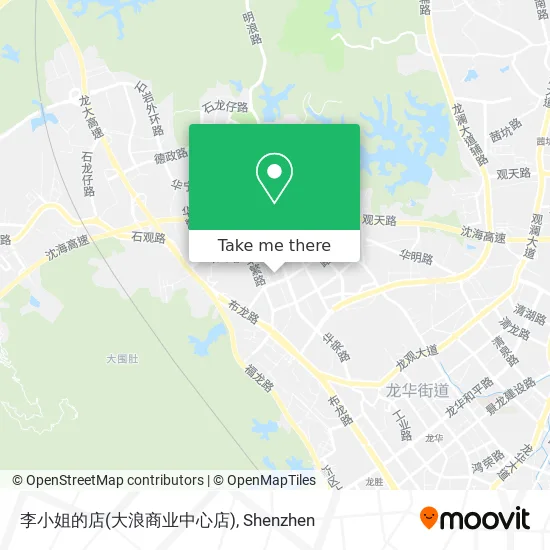 李小姐的店(大浪商业中心店) map