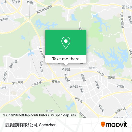 启晨照明有限公司 map