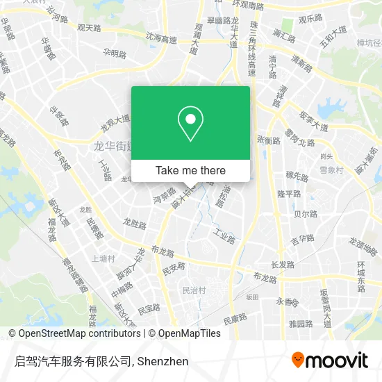 启驾汽车服务有限公司 map