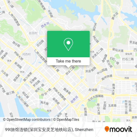 99l旅馆连锁(深圳宝安灵芝地铁站店) map