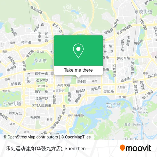乐刻运动健身(华强九方店) map