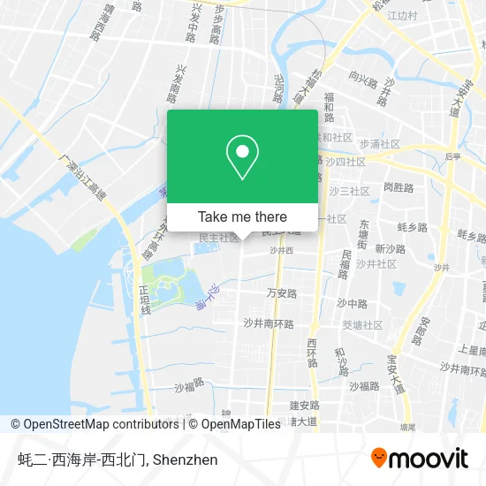 蚝二·西海岸-西北门 map