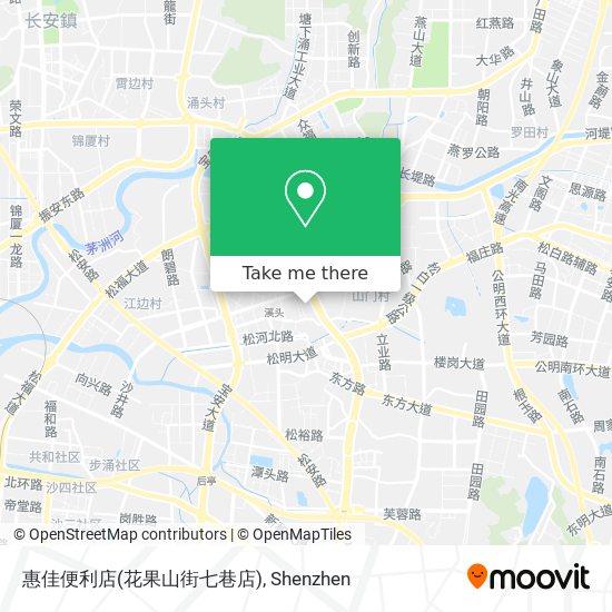 惠佳便利店(花果山街七巷店) map