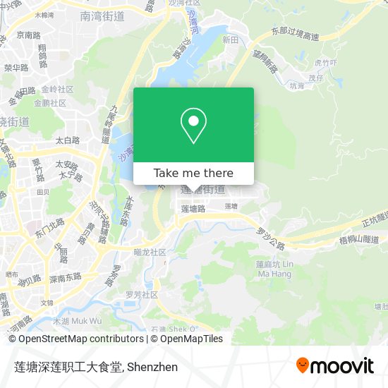 莲塘深莲职工大食堂 map