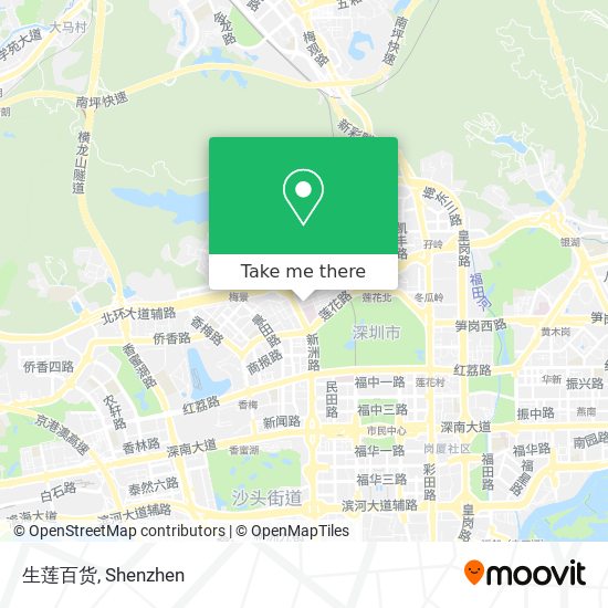 生莲百货 map