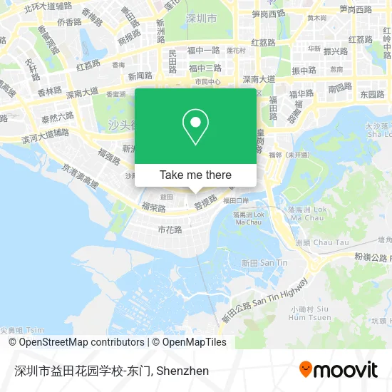 深圳市益田花园学校-东门 map
