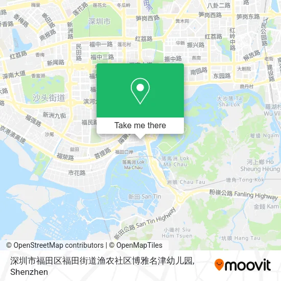 深圳市福田区福田街道渔农社区博雅名津幼儿园 map