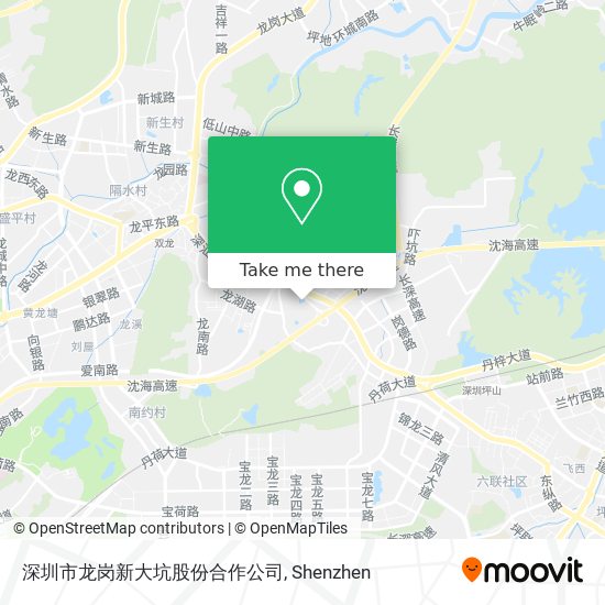 深圳市龙岗新大坑股份合作公司 map