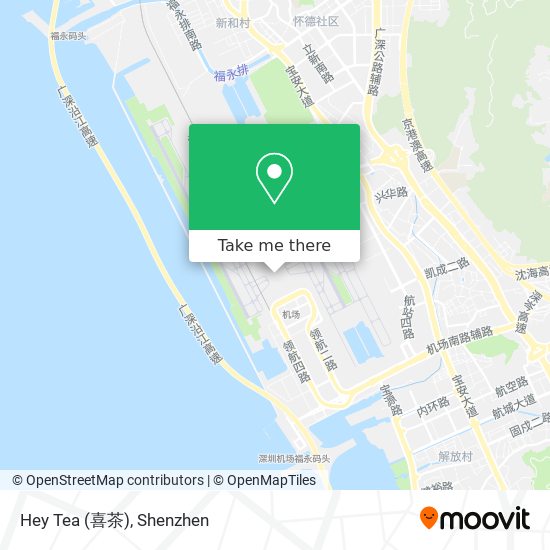 Hey Tea (喜茶) map