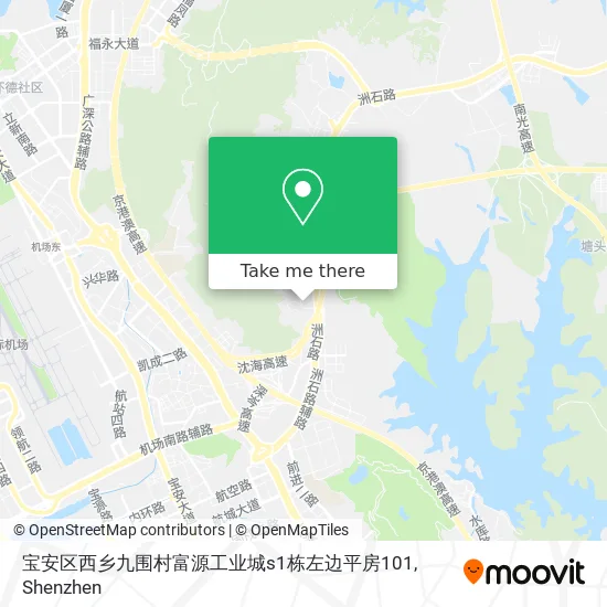 宝安区西乡九围村富源工业城s1栋左边平房101 map