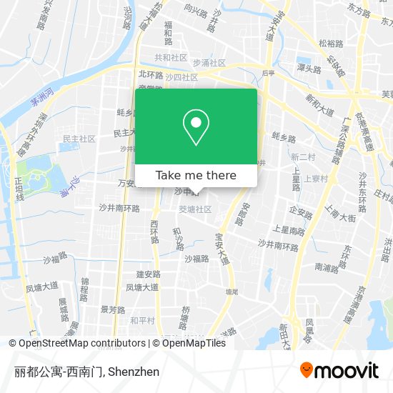 丽都公寓-西南门 map