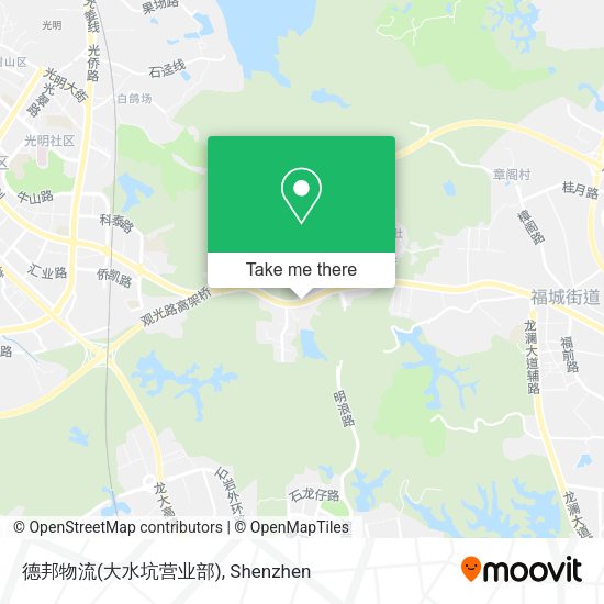 德邦物流(大水坑营业部) map
