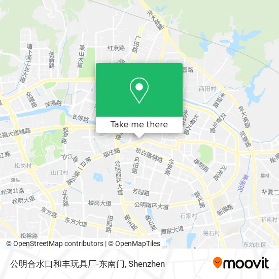 公明合水口和丰玩具厂-东南门 map