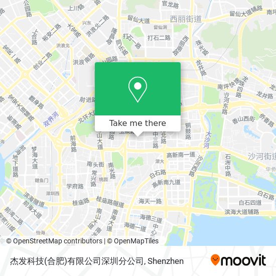 杰发科技(合肥)有限公司深圳分公司 map