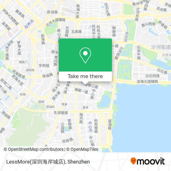 LessMore(深圳海岸城店) map