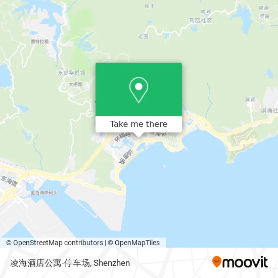 凌海酒店公寓-停车场 map