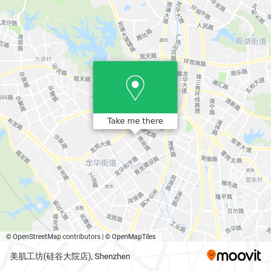 美肌工坊(硅谷大院店) map