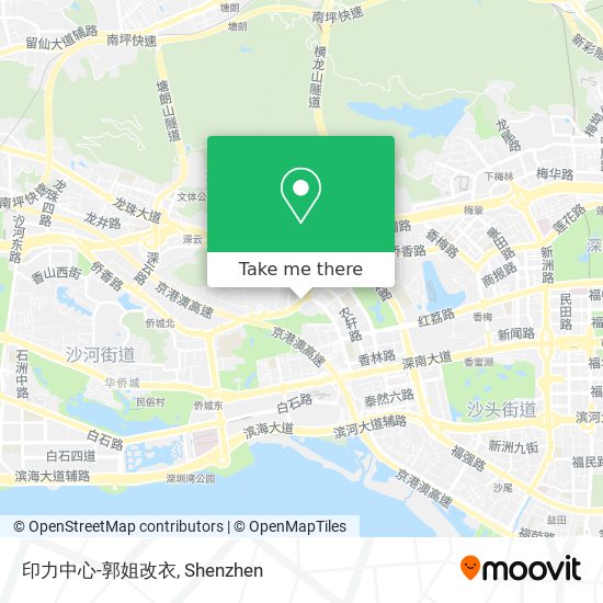 印力中心-郭姐改衣 map