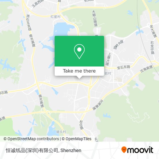 恒诚纸品(深圳)有限公司 map
