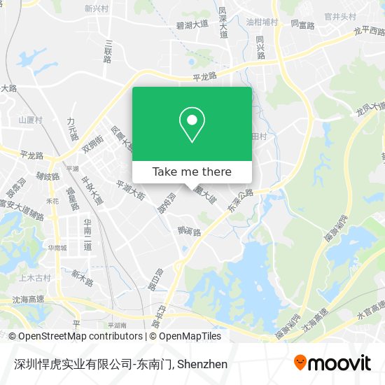 深圳悍虎实业有限公司-东南门 map
