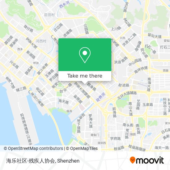 海乐社区-残疾人协会 map