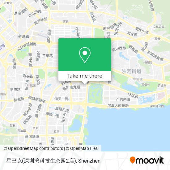 星巴克(深圳湾科技生态园2店) map