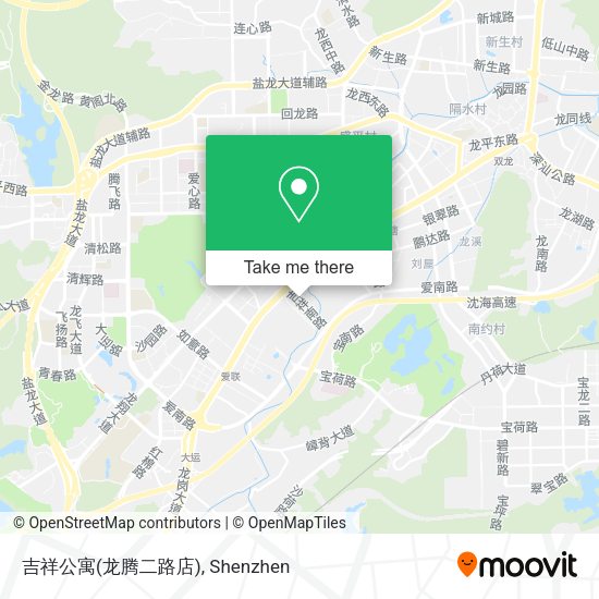 吉祥公寓(龙腾二路店) map