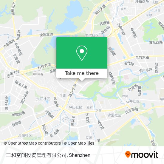 三和空间投资管理有限公司 map