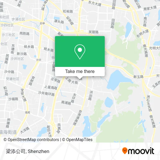 梁添公司 map