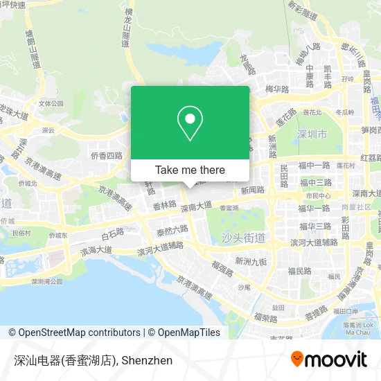 深汕电器(香蜜湖店) map