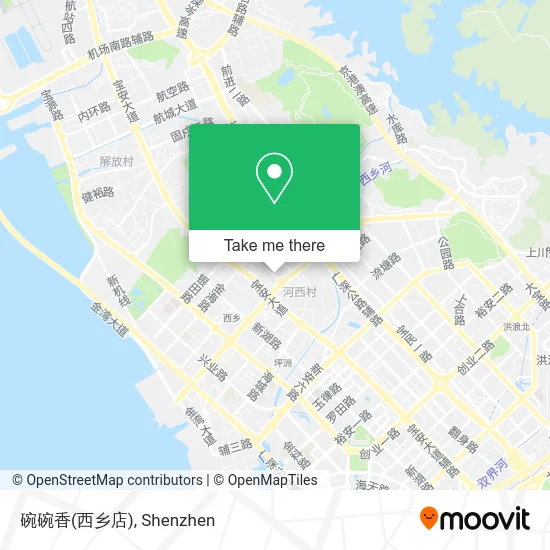 碗碗香(西乡店) map
