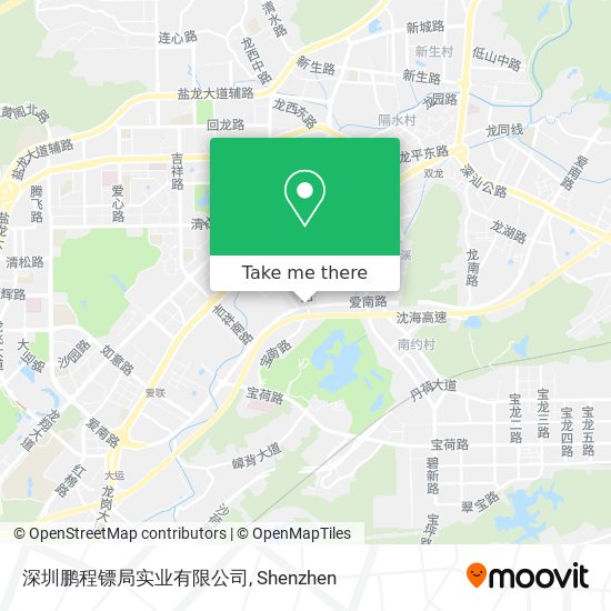 深圳鹏程镖局实业有限公司 map