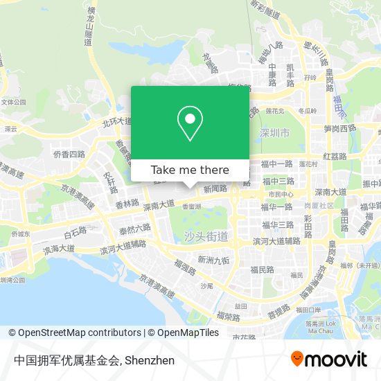 中国拥军优属基金会 map
